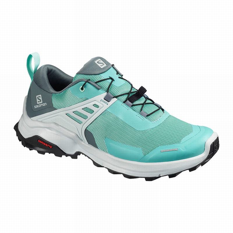 Chaussures De Randonnée Salomon Femme Turquoise - Salomon X RAISE - France (6841-DOWZA)